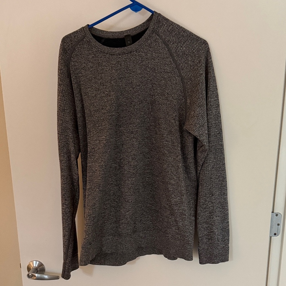 Lululemon Engineered Warmth XL Grey Crewneck Sweater - engineered warmth